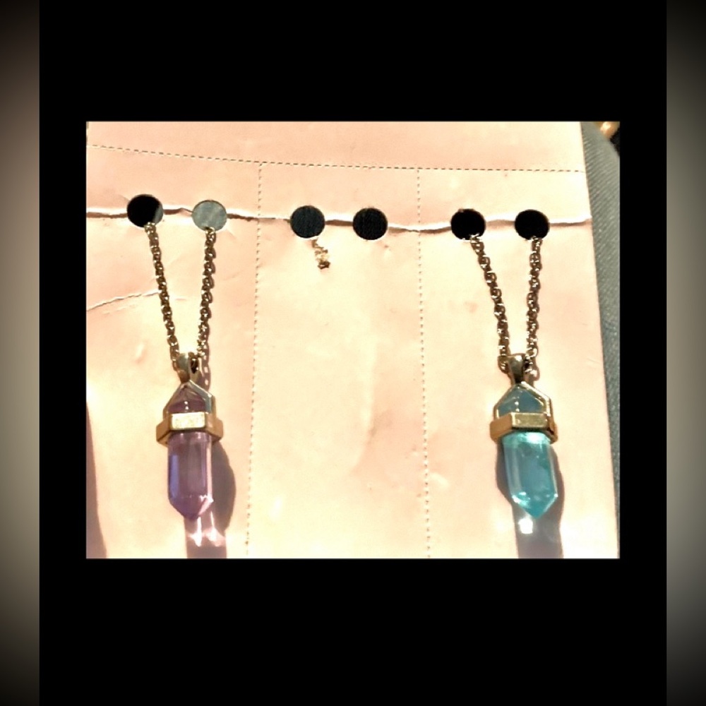 💎 🆕 New Pair Crystal Necklaces